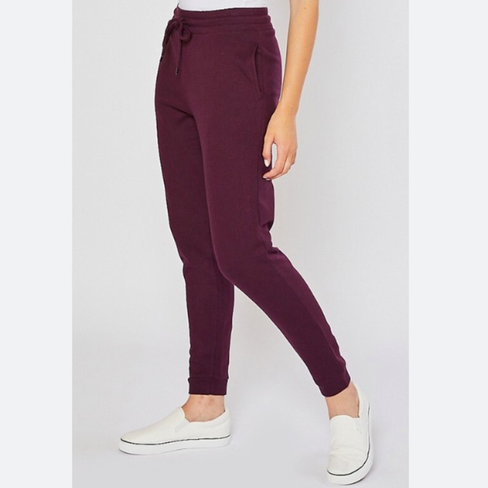 Reflex Women's Burgundy Jogger Pants